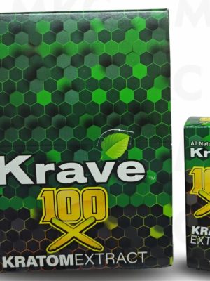 Krave 100X & 200X Kratom Extract Shot 10 ML