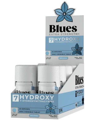 Blues Hydroxy 30mg Tablets – 10ct Packs, 10 Units per Display