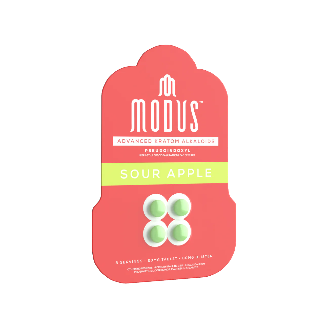 Modus Pseudo Kratom Tablets – 4ct Pack, 20mg/Tablet, 10 Packs per Display - Image 5