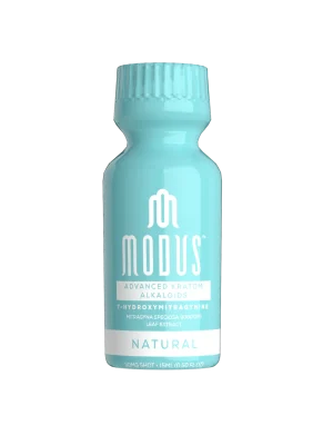 Modus Kratom Shot – Natural Flavor (30mg per Shot, 12-Pack Display)