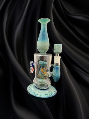 Hipster Water Pipe - SF008 - Blue 10"