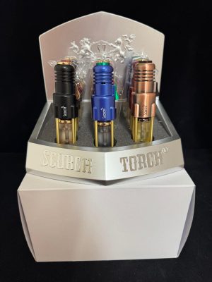 Scorch Torch 61830 – Visible-Tank Pen Torch (9‑Pack Display)