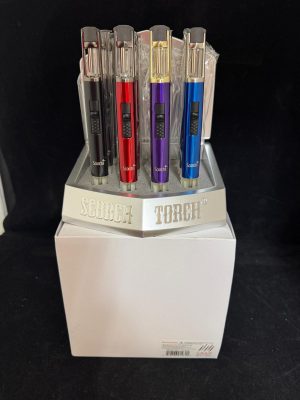 Scorch Torch 61629 – Slim Pencil Torch with Adjustable Flame and Safety Lock (12-Pack Display)